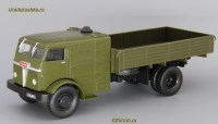 Коллекционная масштабная модель 1:43 Паровой автомобиль НАМИ-012 зеленый (Автолегенды. Грузовики)
